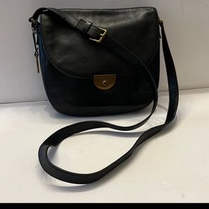 Black leather vintage Fossil. 1954 collection